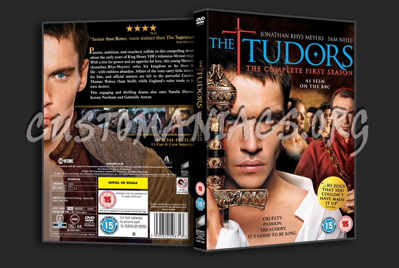 The Tudors Season 1 dvd cover