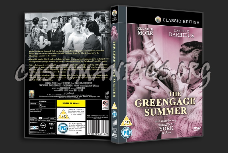 The Greengage Summer dvd cover