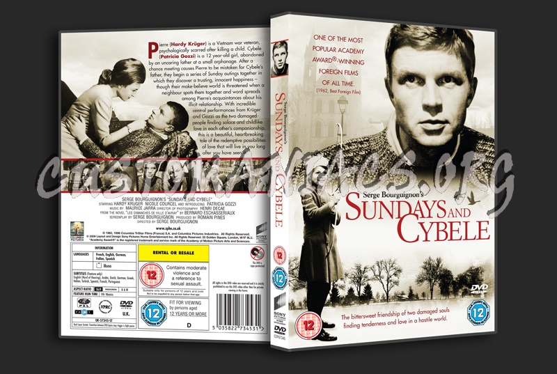 Sundays and Cybele dvd cover