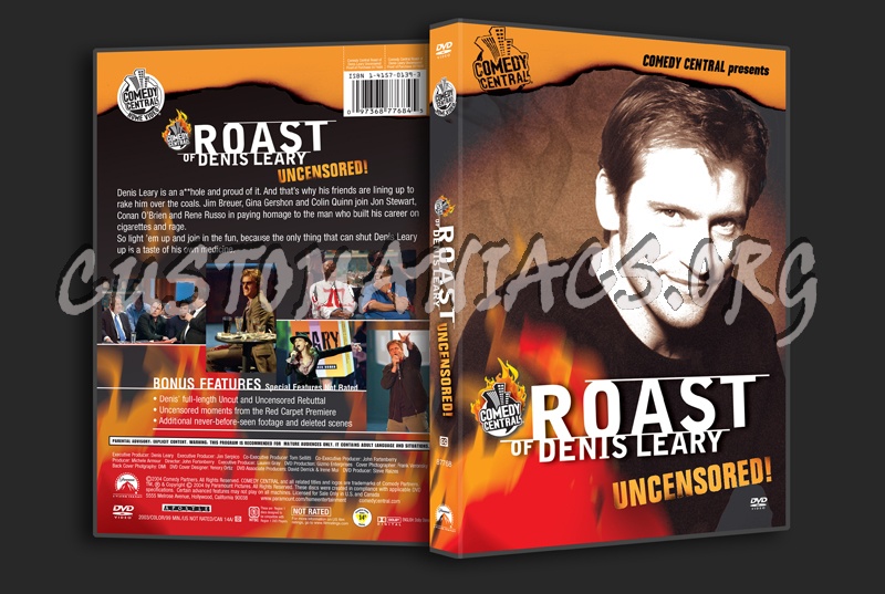 Roast of Denis Leary dvd cover