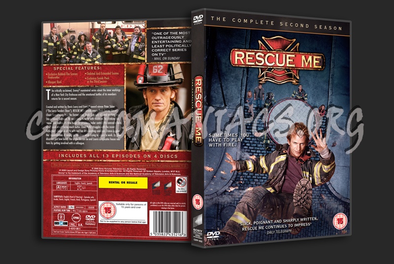 Rescue Me Season 2 dvd cover