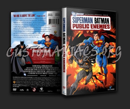 Superman Batman Public Enemies dvd cover