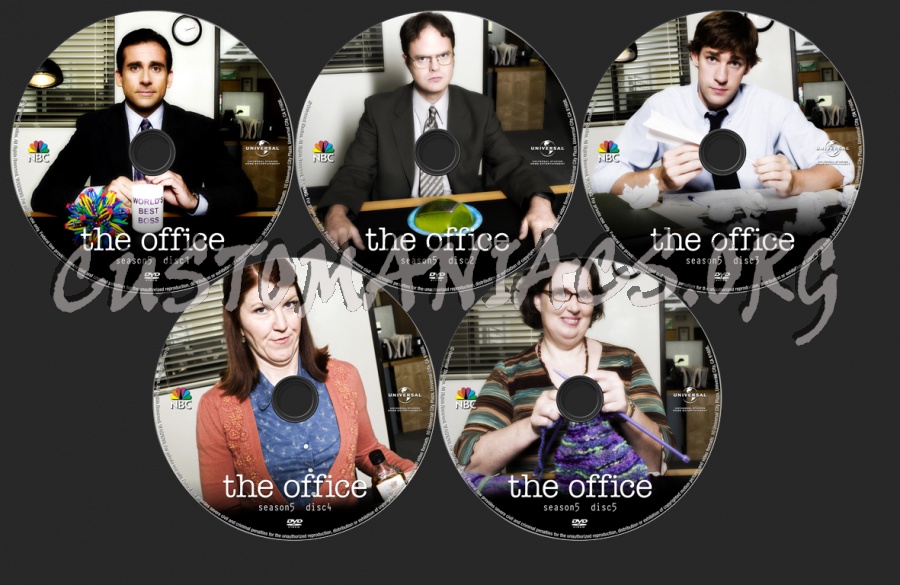 The Office Season 5 (US) dvd label