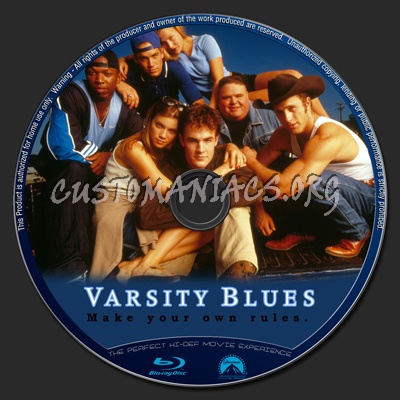 Varsity Blues blu-ray label