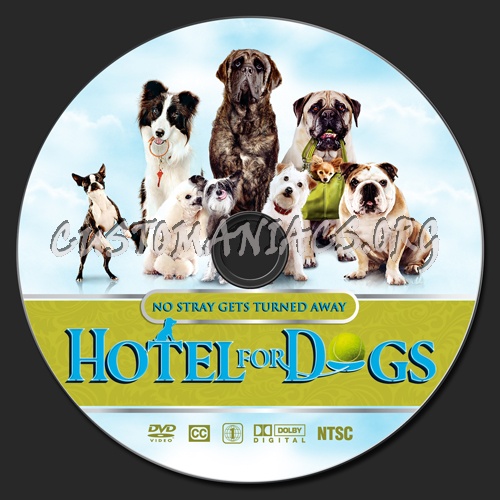 Hotel For Dogs dvd label