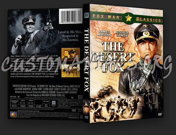 The Desert Fox dvd cover