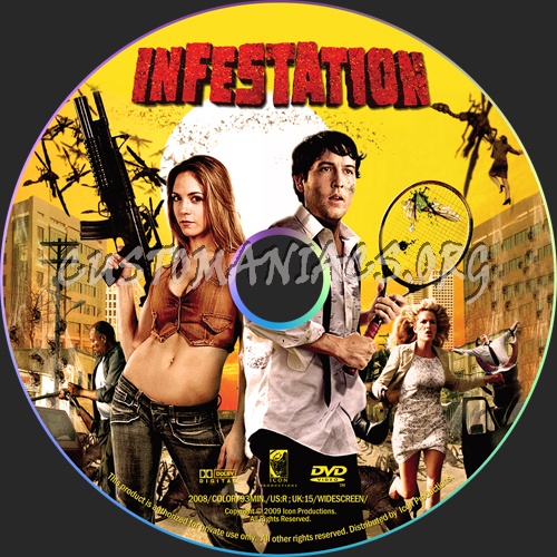 Infestation dvd label
