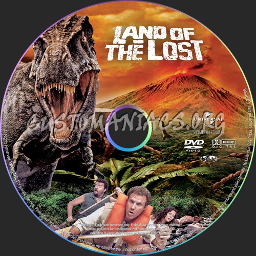 Land Of The Lost dvd label