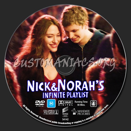 Nick & Norah's Infinite Playlist dvd label