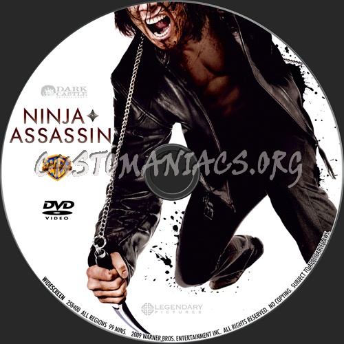Ninja Assassin dvd label