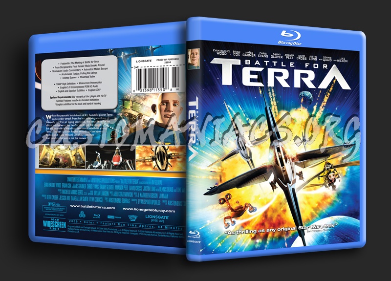Battle for Terra blu-ray cover