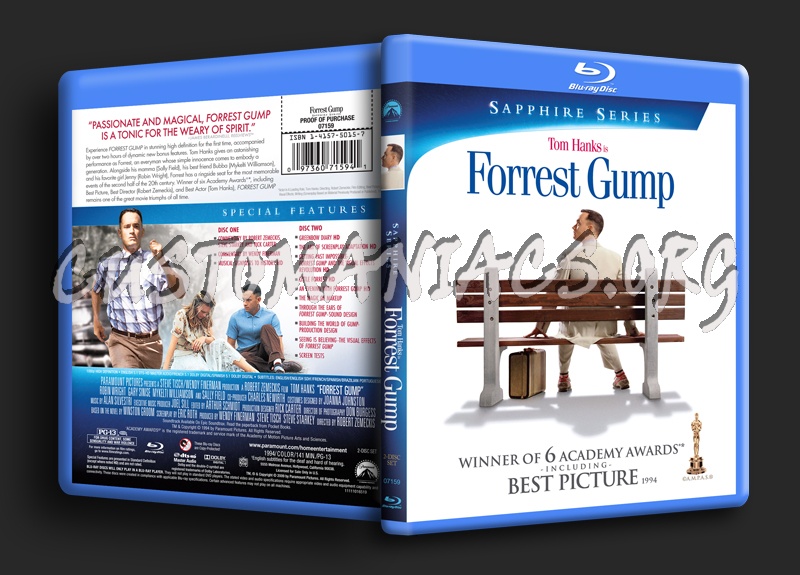 Forrest Gump blu-ray cover