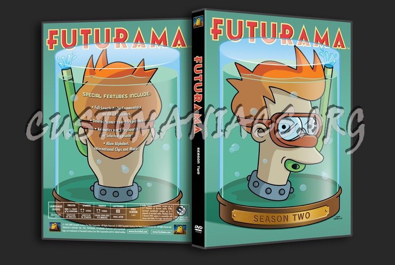 Futurama Season 2 dvd cover