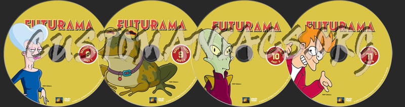 Futurama Season 3 dvd label