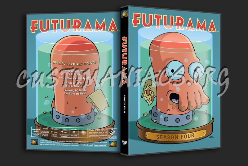 Futurama Season 4 dvd cover