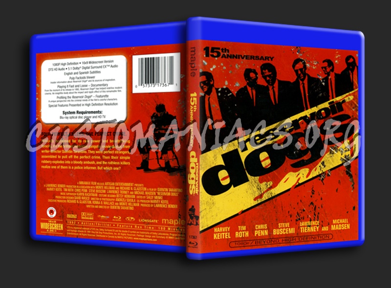 Reservoir Dogs blu-ray cover