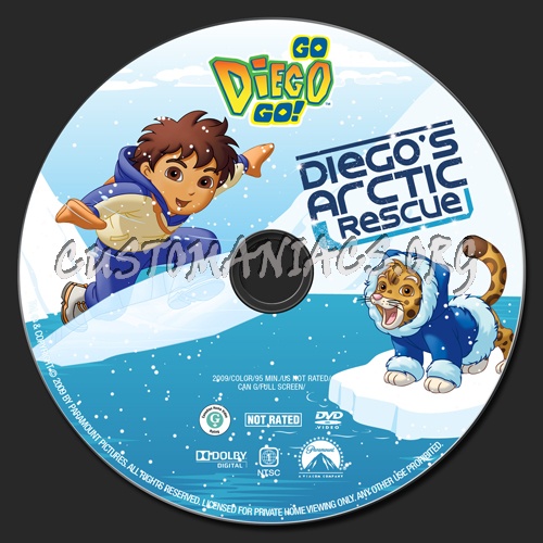 Go Diego Go Diegos Arctic Rescue dvd label