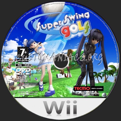 Super Swing Golf dvd label