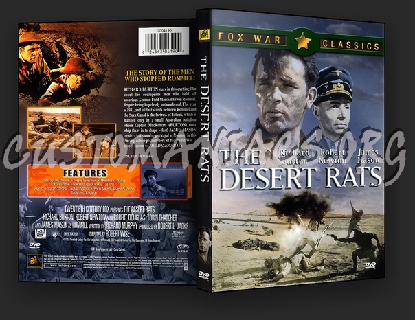 The Desert Rats dvd cover