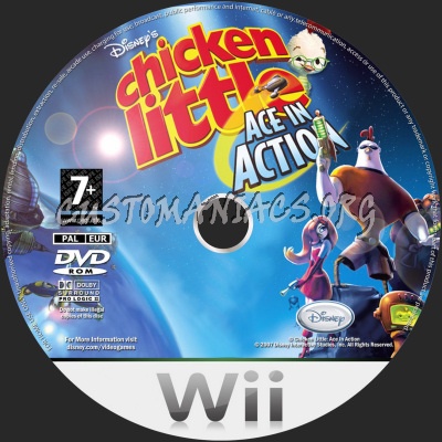 Chicken Little - Ace in Action dvd label