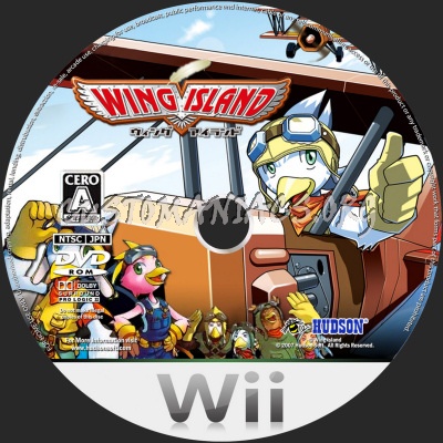 Wing Island dvd label