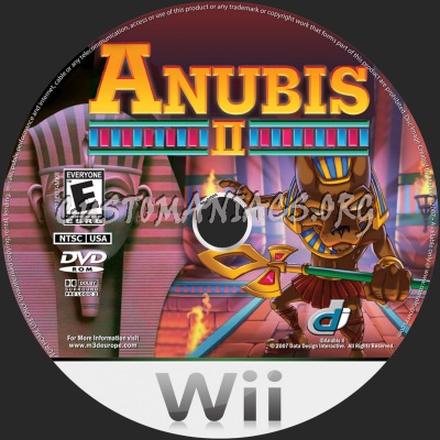 Anubis II dvd label
