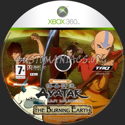Avatar - The Last Airbender dvd label