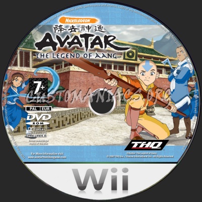 Avatar - The Legend of Aang dvd label