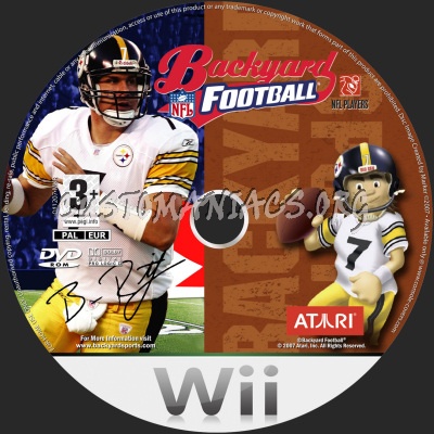 Backyard Football dvd label