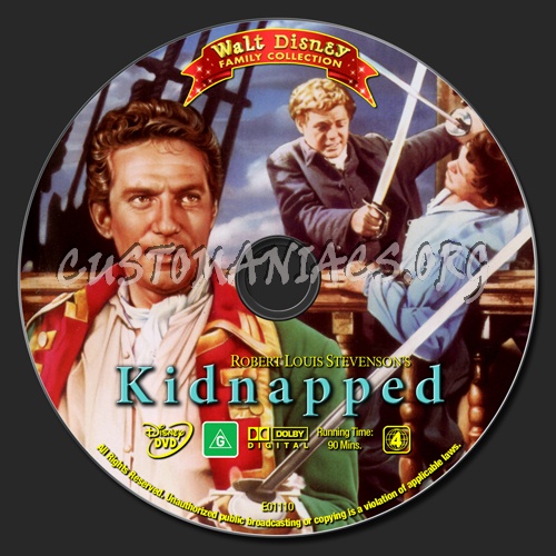 Kidnapped dvd label