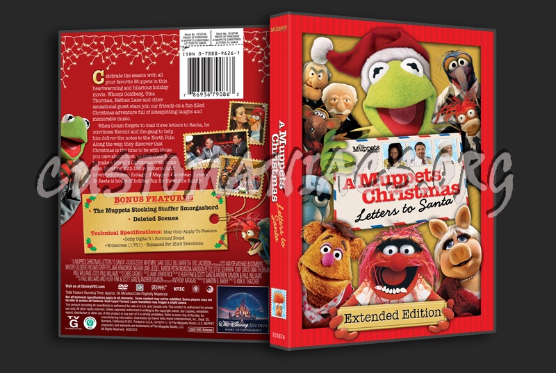 A Muppets Christmas: Letters to Santa dvd cover