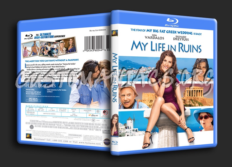 My Life in Ruins blu-ray cover