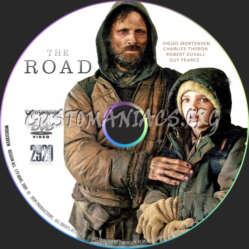 The Road dvd label