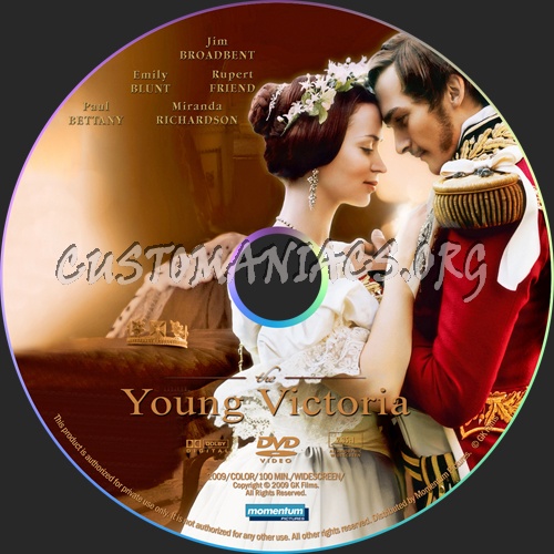 The Young Victoria dvd label