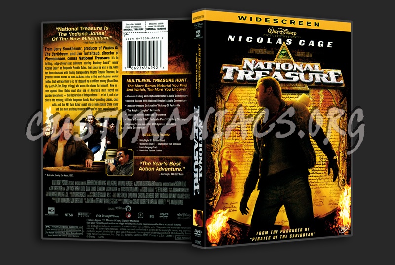 National Treasure dvd cover
