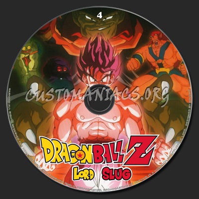 Dragon Ball Z The Movie Collection dvd label