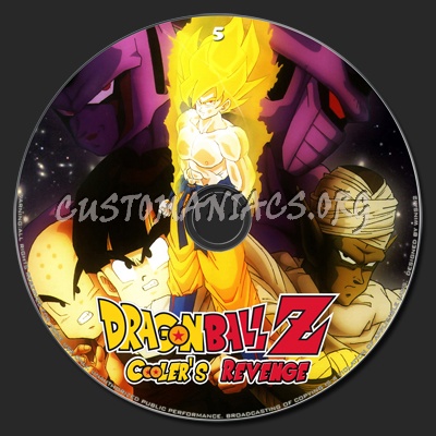 Dragon Ball Z The Movie Collection dvd label