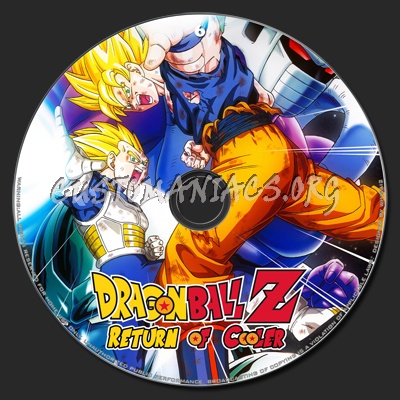 Dragon Ball Z The Movie Collection dvd label