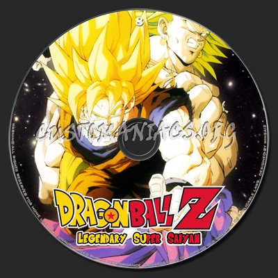 Dragon Ball Z The Movie Collection dvd label