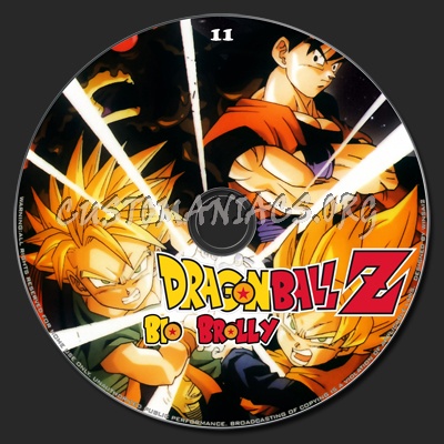 Dragon Ball Z The Movie Collection dvd label