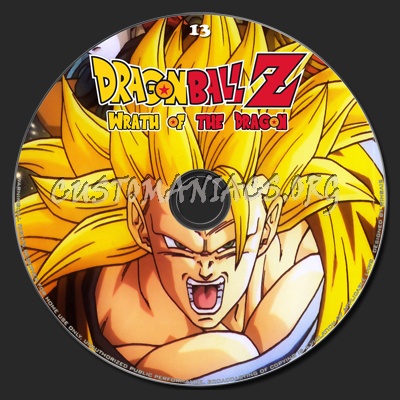 Dragon Ball Z The Movie Collection dvd label