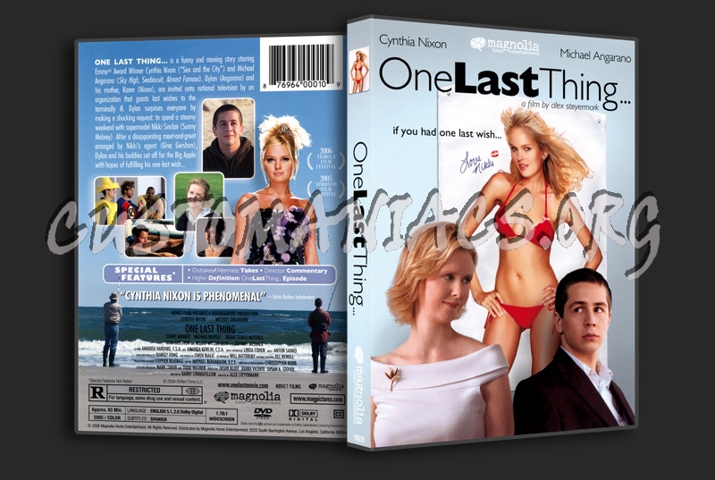 One Last Thing dvd cover
