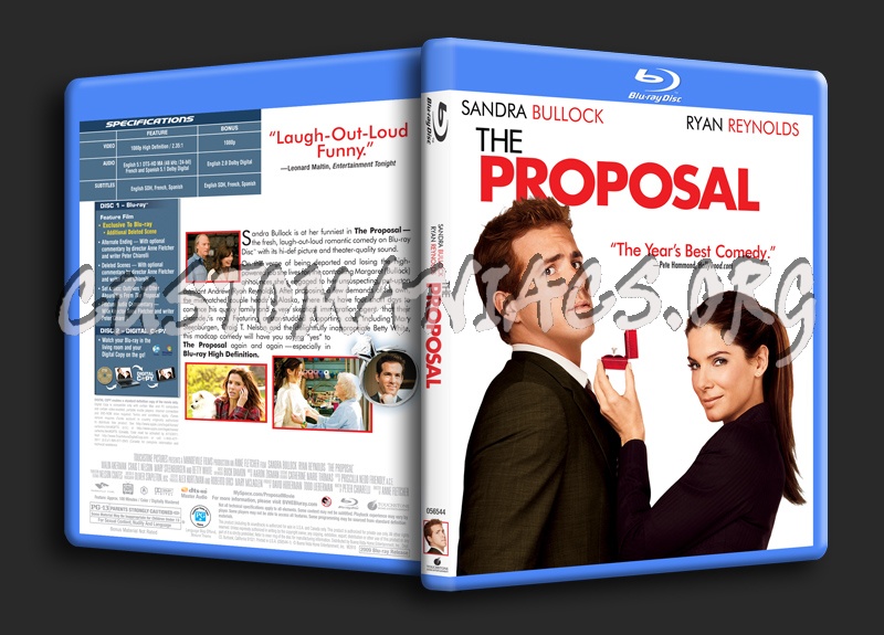 The Proposal blu-ray cover