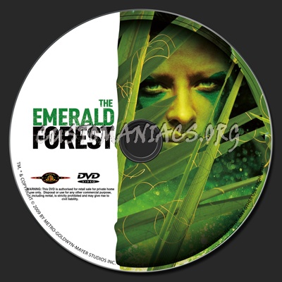 The Emerald Forest dvd label