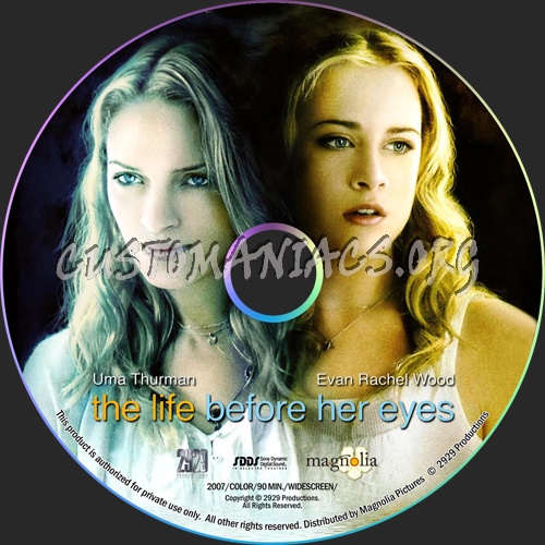 The Life Before Her Eyes dvd label