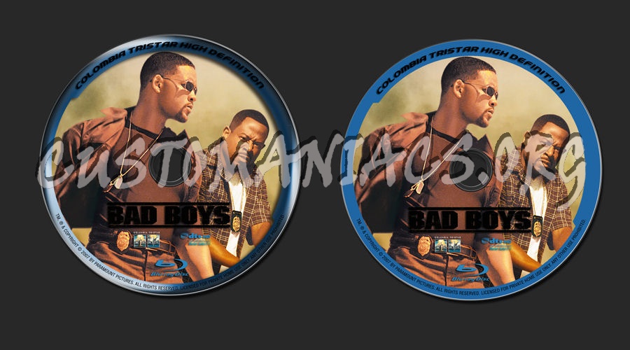 Bad Boys blu-ray label