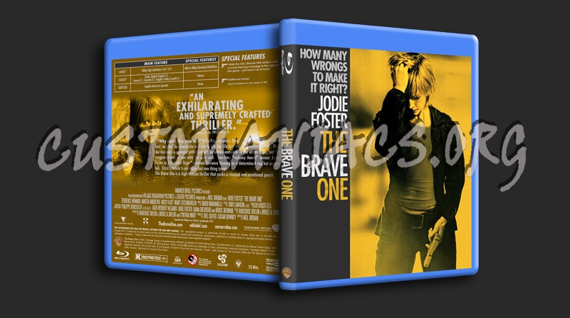 The Brave One blu-ray cover