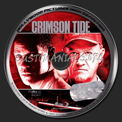 Crimson Tide blu-ray label
