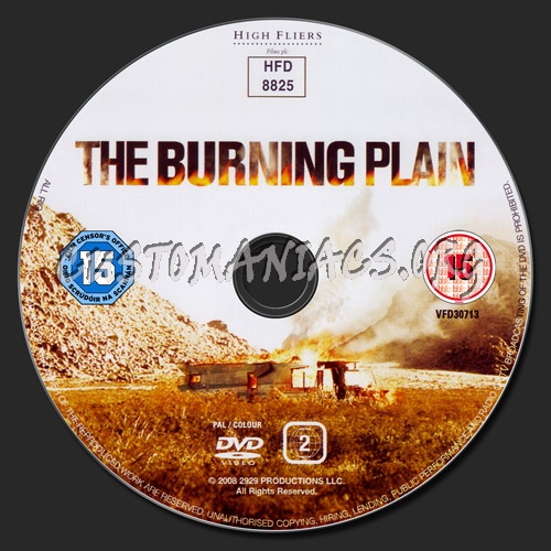 The Burning Plain dvd label