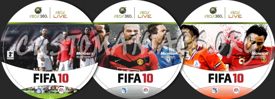 Fifa 2010 dvd label